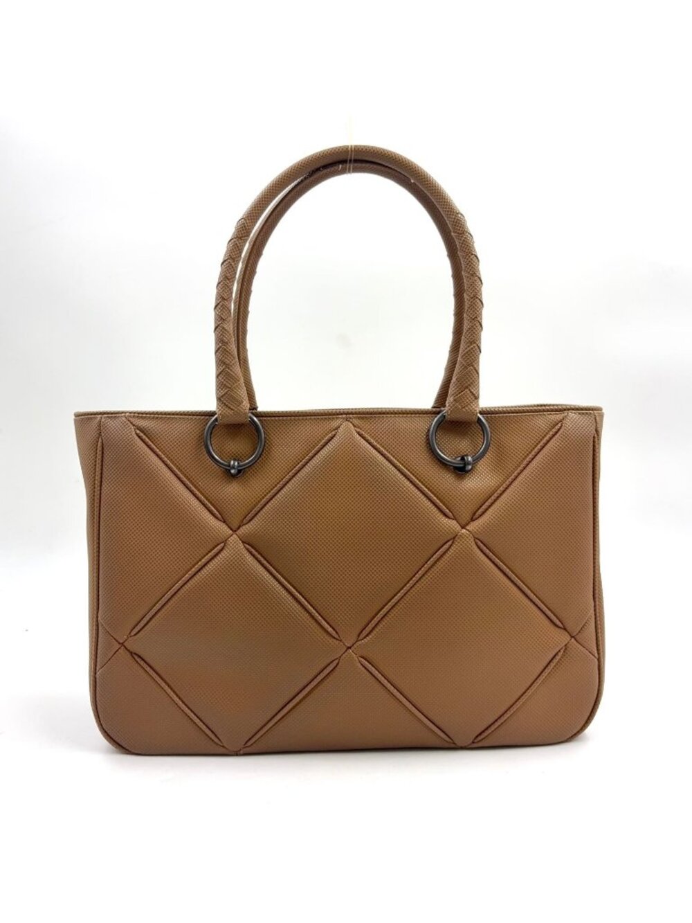 Bottega Veneta Marco Polo Brown Tote Bag Black